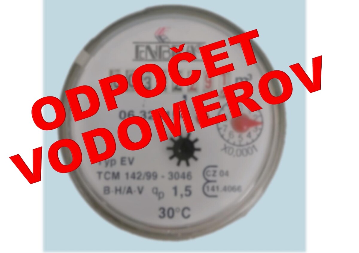 Odpočet vodomerov