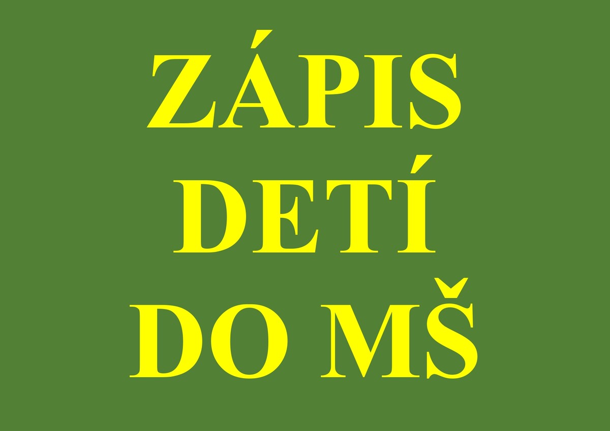 ZÁPIS nadpis 2024